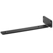 VEVOR Shelf Bracket, 12”L x 4”W x 1.6”H 6 Pcs, Heavy Duty Floating Shelf Brackets, Brackets for Shelves, 5mm Thick Matte Black L Shelf Bracket,Steel Shelving Brackets with 160 lbs Load Capacity