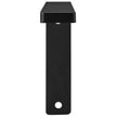 VEVOR Shelf Bracket, 16 x 6 in 4 Pcs, Heavy Duty Floating Shelf Brackets, Brackets for Shelves, 10mm Thick Matte Black L Shelf Bracket,Steel Shelving Brackets with 160 lbs Load Capacity