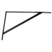 VEVOR Shelf Bracket, 12 x 8 in 10 Pcs, Heavy Duty Floating Shelf Brackets, Brackets for Shelves, 3mm Thick Matte Black Triangle Shelf Bracket,Steel Shelving Brackets with 160 lbs Load Capacity