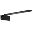 VEVOR Shelf Bracket, 6”L x 4”W x 1.6”H 6 Pcs, Heavy Duty Floating Shelf Brackets, Brackets for Shelves, 5mm Thick Matte Black L Shelf Bracket,Steel Shelving Brackets with 160 lbs Load Capacity