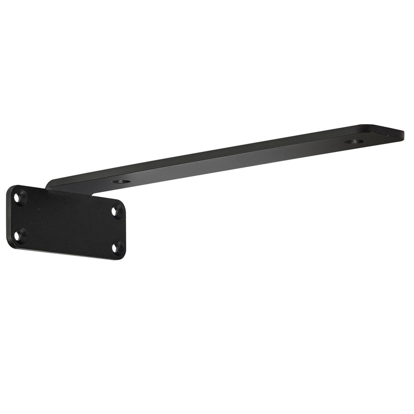 VEVOR Shelf Bracket, 6”L x 4”W x 1.6”H 6 Pcs, Heavy Duty Floating Shelf Brackets, Brackets for Shelves, 5mm Thick Matte Black L Shelf Bracket,Steel Shelving Brackets with 160 lbs Load Capacity