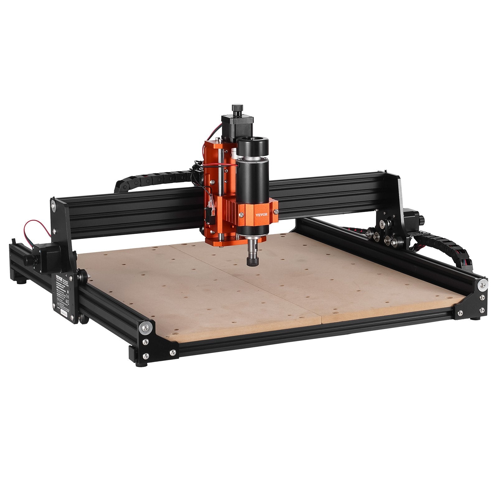 VEVOR CNC Router Machine, 300W, 3 Axis GRBL Control Wood Engraving Carving Milling Machine Kit, 400 x 400 x 75 mm / 15.7 x 15.7 x 2.95 in Working Area 12000 RPM for Wood Acrylic MDF PVC Plastic Foam
