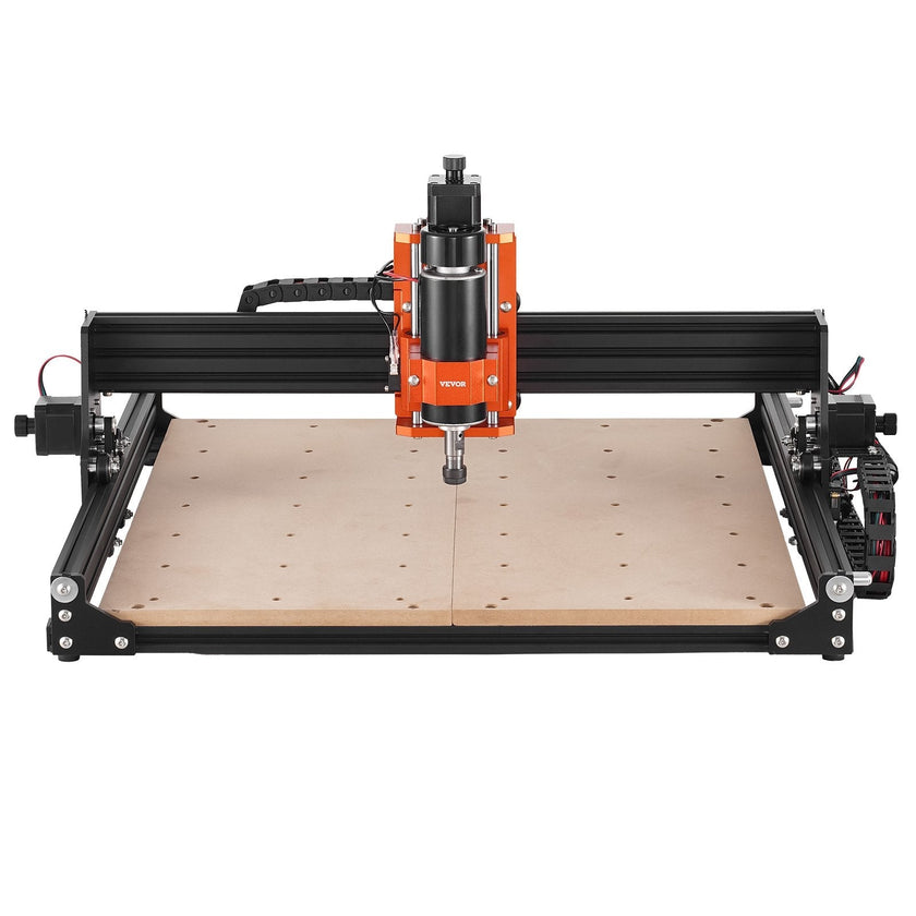 VEVOR CNC Router Machine, 300W, 3 Axis GRBL Control Wood Engraving Carving Milling Machine Kit, 400 x 400 x 75 mm / 15.7 x 15.7 x 2.95 in Working Area 12000 RPM for Wood Acrylic MDF PVC Plastic Foam