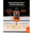 VEVOR CNC Router Machine – 100W Spindle | 4040PRO Linear Rail CNC