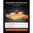 VEVOR CNC Router Machine – 100W Spindle | 4040PRO Linear Rail CNC