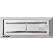 VEVOR Fire Pit Pan Stainless Steel Rectangular Fire Pit Pan and Burner 20x8 inch, Built-in Fire Pit Pan Both for Propane Gas & Natural Gas Suitable for Indoor & Outdoor Use