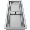 VEVOR Fire Pit Pan 31.5x12 Inch, Stainless Steel Rectangular Fire Pit Pan and Burner, Built-in Fire Pit Pan with H-Burner, 90K BTU