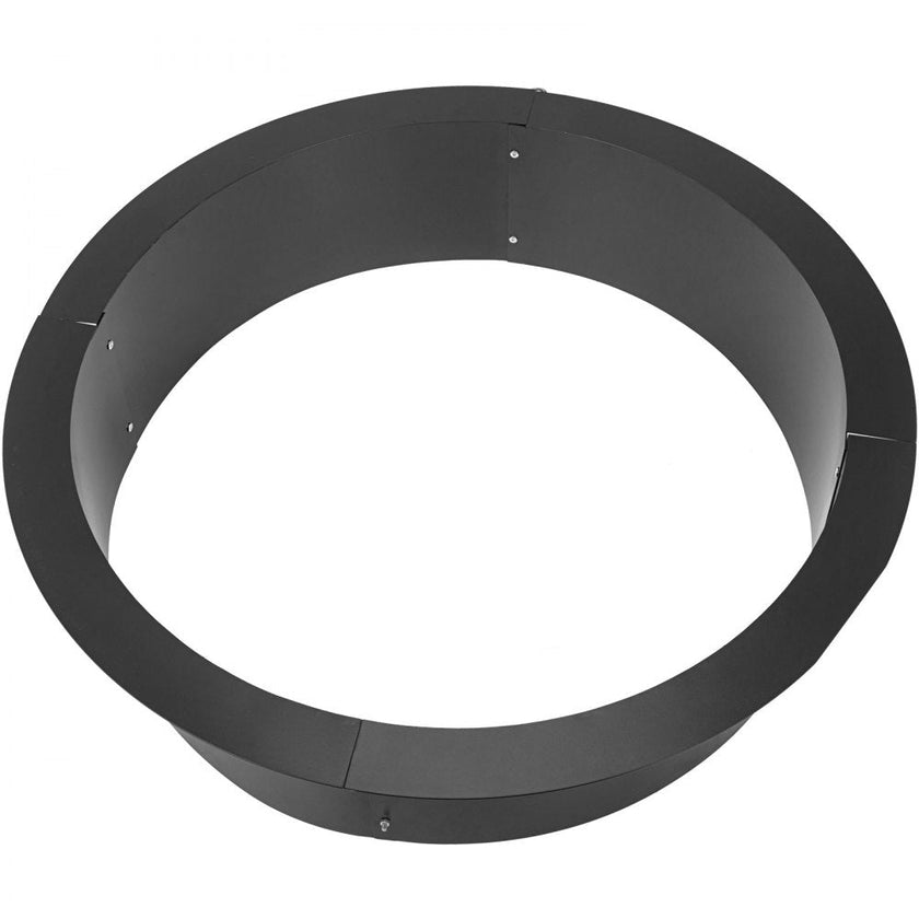VEVOR 36-Inch Outer/30-Inch Inner Fire Pit Ring, Fire Pit Insert 3.0mm Thick Heavy Duty Solid Steel, Fire Pit Liner DIY Campfire Ring Above or In-Ground for Outdoor