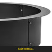 Fire Pit Ring/liner Diy Above Or In-ground 45 Inch Outside X 39 Inch Inside