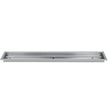 VEVOR Fire Pit Pan 61x8 Inch, Stainless Steel Linear Trough Fire Pit Pan and Burner, Built-in Fire Pit Burner Pan, 110K BTU