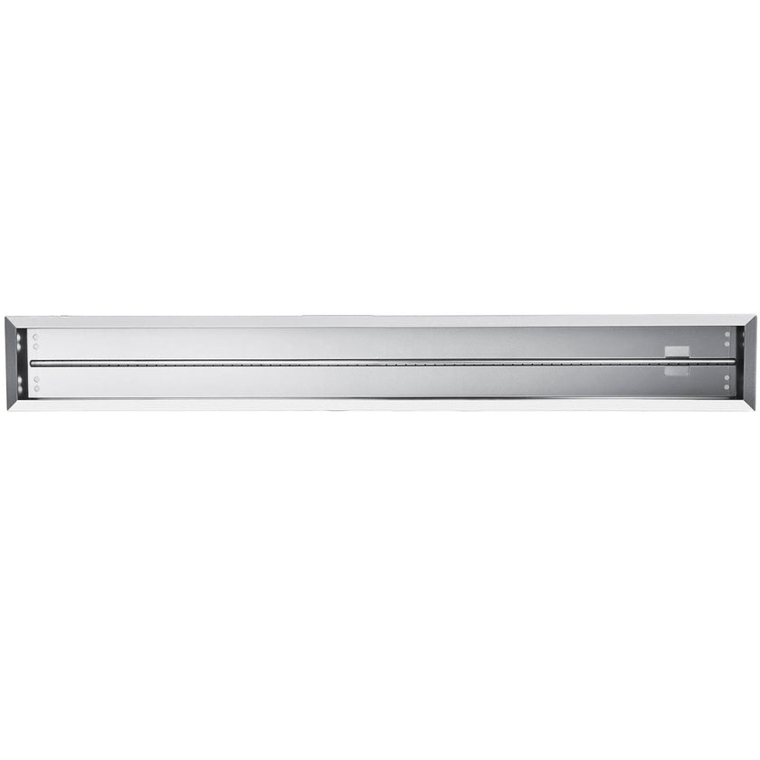 VEVOR Fire Pit Pan 61x8 Inch, Stainless Steel Linear Trough Fire Pit Pan and Burner, Built-in Fire Pit Burner Pan, 110K BTU