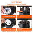 VEVOR Button Maker Machine, 1/1.25/2.28 inch(25/32/58mm) 3-in-1 Pin Maker, Installation-Free Badge Punch Press Kit, Button Making Supplies with 300pcs Button Parts, Circle Cutter, Magic Book