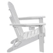 VEVOR Adirondack Chair Plastic Set of 2 All-Weather Folding Fire Pit White
