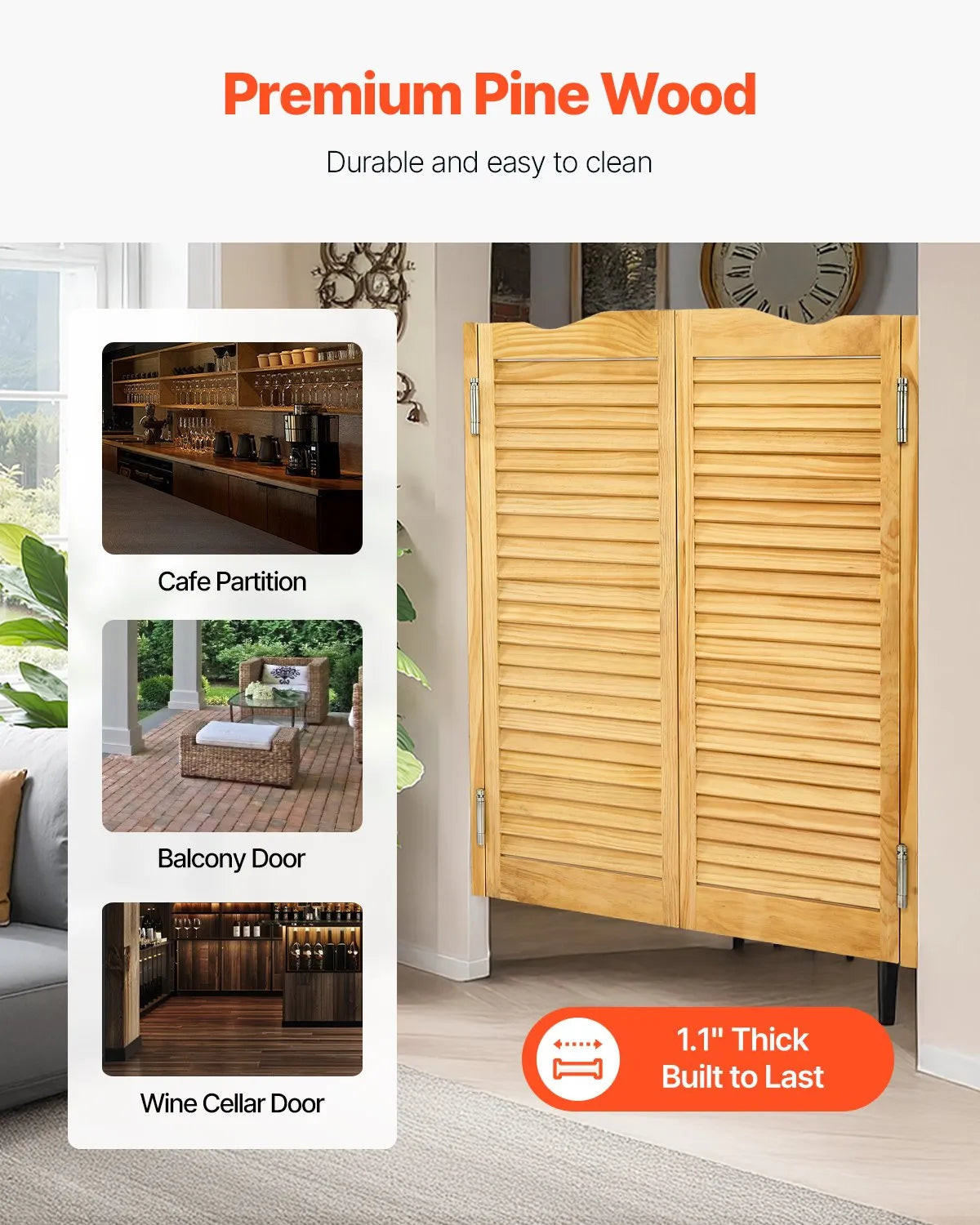 VEVOR Swinging Cafe Doors 36