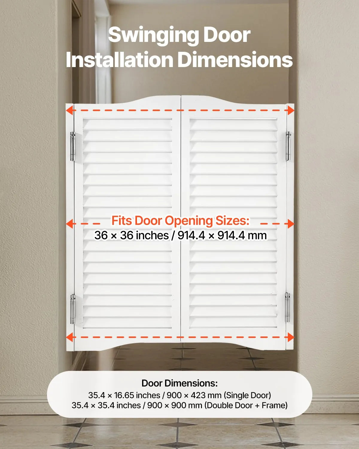 VEVOR Swinging Cafe Doors 36