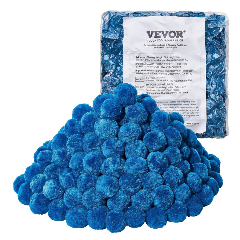 VEVOR Pool Filter Balls for Sand Filter Pump Swimming Pool 3.1 lbs Reusable Blue