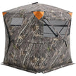 VEVOR Hunting Blind 270° See Through Ground Blind One-Way Mesh for 1-2 Person