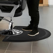 VEVOR Salon Mat for Hair Stylist 3 x 5 FT Semicircle Salon Chair Mat 1/2