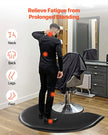 VEVOR Salon Mat for Hair Stylist 3 x 4 FT Semicircle Salon Chair Mat 1-inch Thick