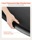 VEVOR Salon Mat for Hair Stylist 3 x 4 FT Semicircle Salon Chair Mat 1-inch Thick