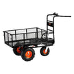 VEVOR Electric Utility Cart 500lbs Capacity Power Wagon 36V 432W Wheelbarrow