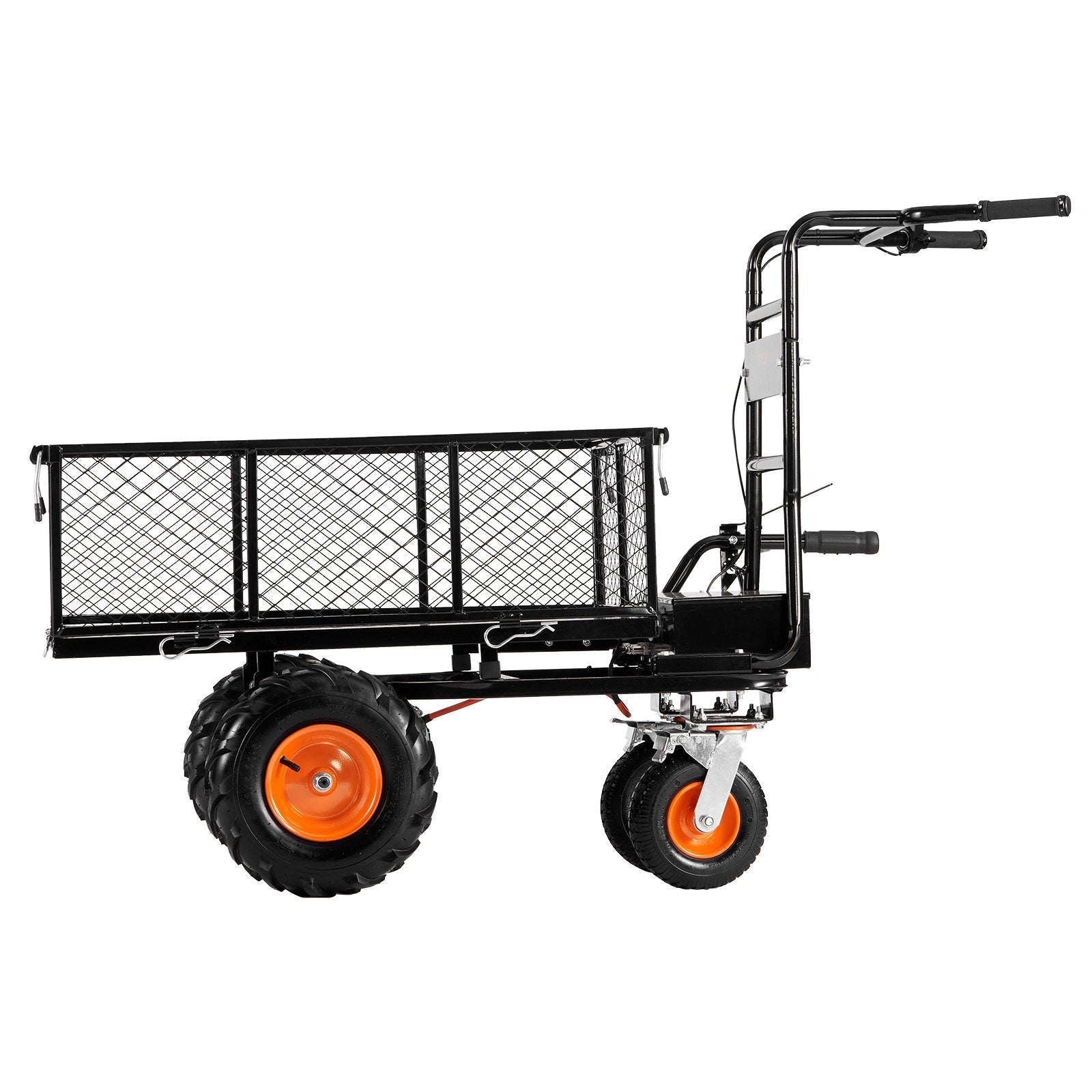 VEVOR Electric Utility Cart 660lbs Capacity Power Wagon 36V 432W Wheelbarrow
