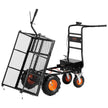 VEVOR Electric Utility Cart 660lbs Capacity Power Wagon 36V 432W Wheelbarrow