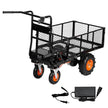 VEVOR Electric Utility Cart 660lbs Capacity Power Wagon 36V 432W Wheelbarrow