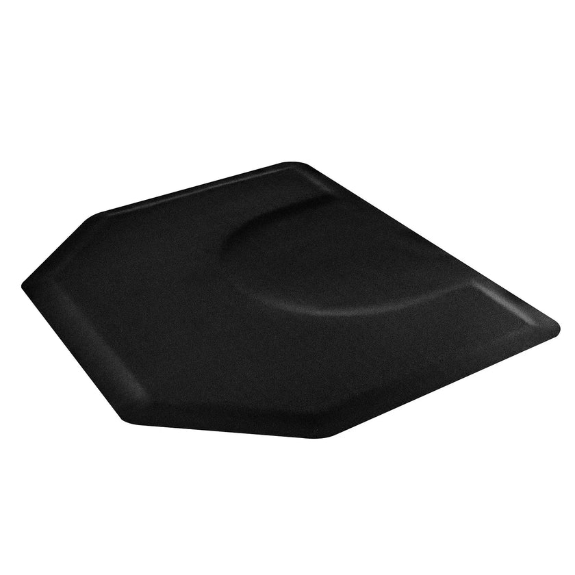 VEVOR Salon Mat for Hair Stylist 4 x 5 FT Hexagon Salon Chair Mat 1/2-inch Thick