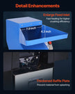 VEVOR Plastic Shredder Crusher 2.2KW Granulator Recycling Machine 220V 3-Phase