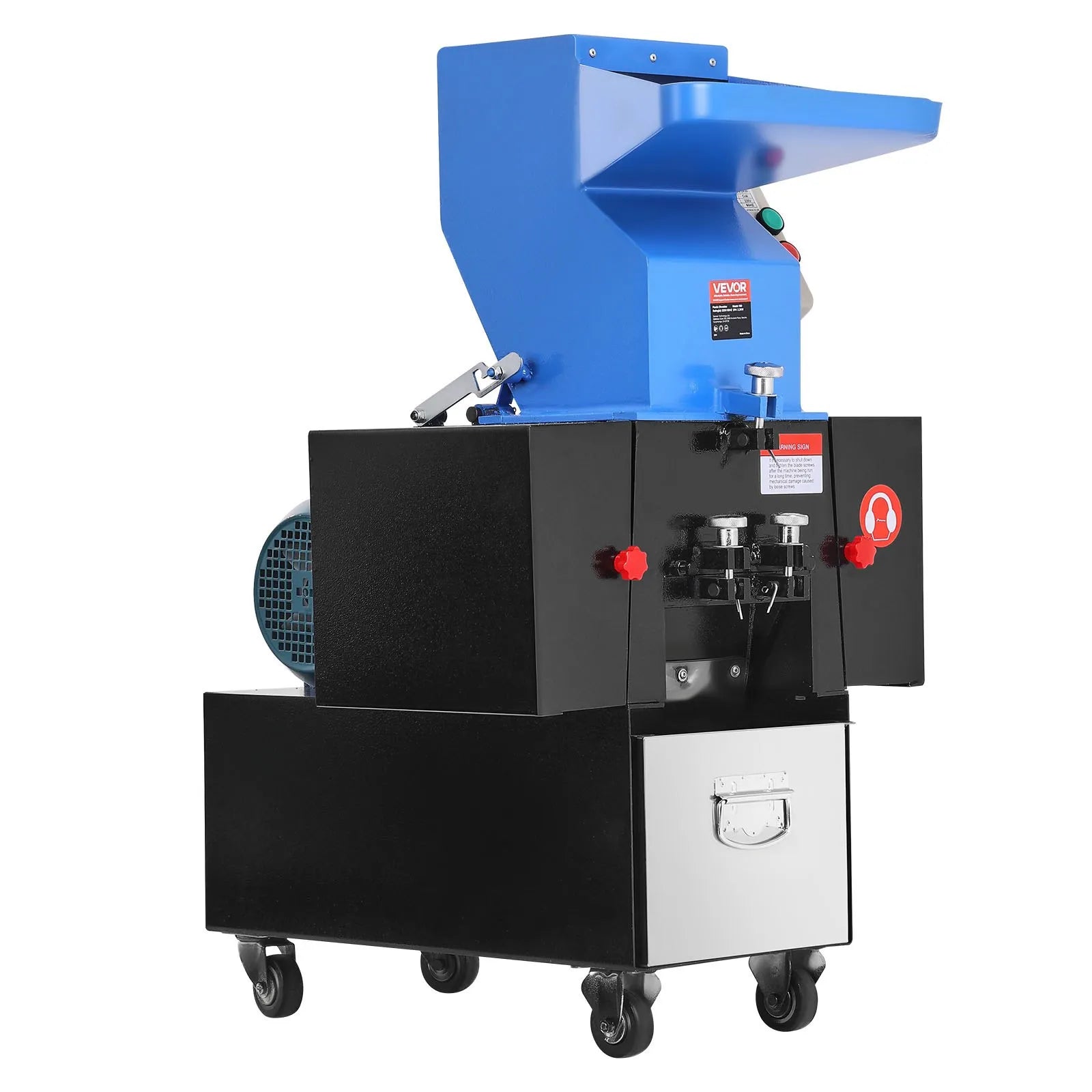 VEVOR Plastic Shredder Crusher 2.2KW Granulator Recycling Machine 220V 3-Phase