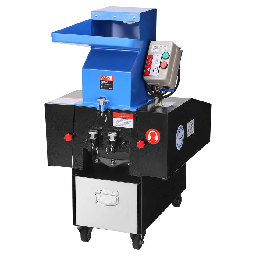 VEVOR Plastic Shredder Crusher 2.2KW Granulator Recycling Machine 220V 3-Phase