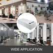 VEVOR Salon Station White Salon Wall Mount Stations Salon Cabinet Wall Mount Stations Hair Styling Classic Locking Single Drawer Storage Beauty Salon Spa Equipment Barber Stations