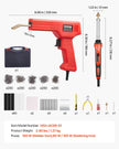 VEVOR Plastic Welder Kit 100W Plastic Welder Gun and Iron 1000 Staples&60 Rods