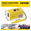 VEVOR Hot Stapler Plastic Repair Kit 600 Staples Tool Box 20W Plastic Welder Kit for Plastic Repair Thermo Repair (600 Staples)