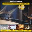 VEVOR Hand Chain Hoist, 2200 lbs /1 Ton Capacity Chain Block, 15ft/4.5m Lift Manual Hand Chain Block, Manual Hoist w/ Industrial-Grade Steel Construction for Lifting Good in Transport & Workshop, Yell