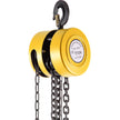 VEVOR Hand Chain Hoist, 2200 lbs /1 Ton Capacity Chain Block, 15ft/4.5m Lift Manual Hand Chain Block, Manual Hoist w/ Industrial-Grade Steel Construction for Lifting Good in Transport & Workshop, Yell