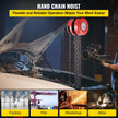 VEVOR Hand Chain Hoist, 2200 lbs /1 Ton Capacity Chain Block, 10ft/3m Lift Manual Hand Chain Block, Manual Hoist w/ Industrial-Grade Steel Construction for Lifting Good in Transport & Workshop, Red