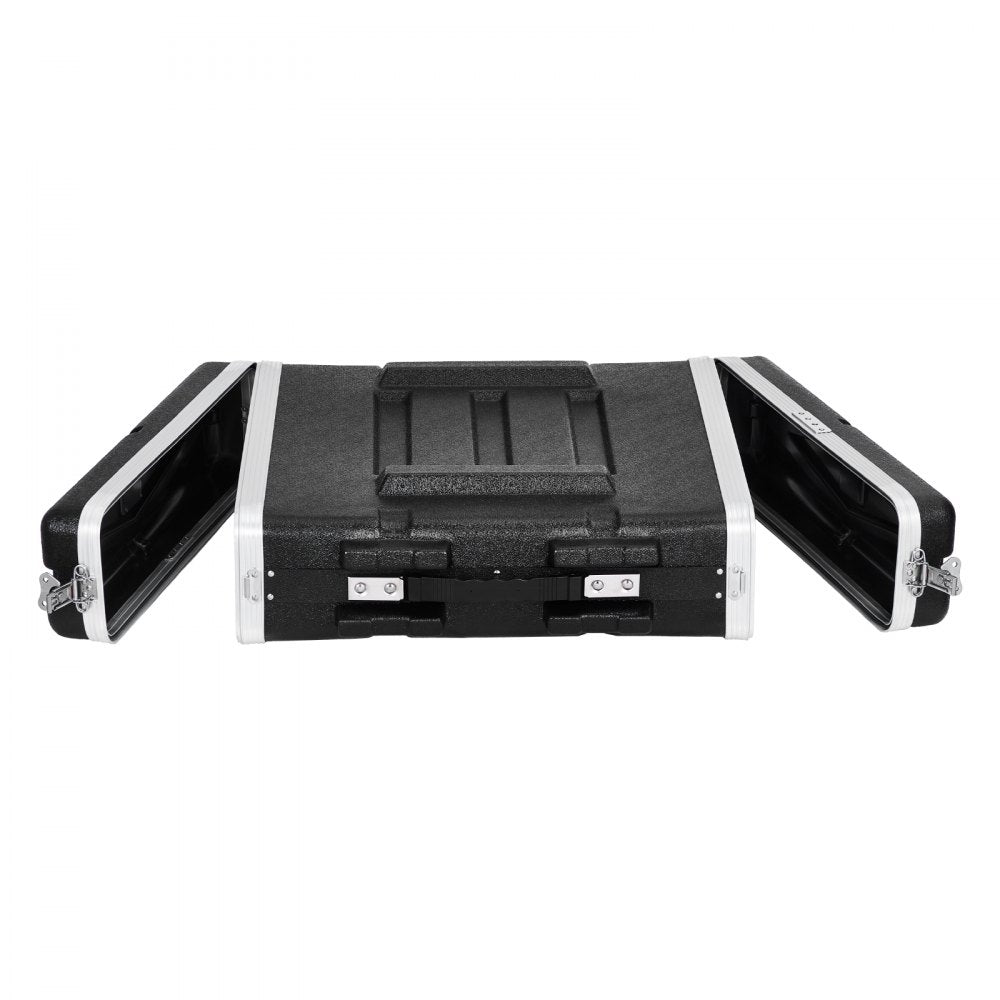 VEVOR 2U Rack Case Server Rack Cabinet 19 in Depth with ABS Construction Handle