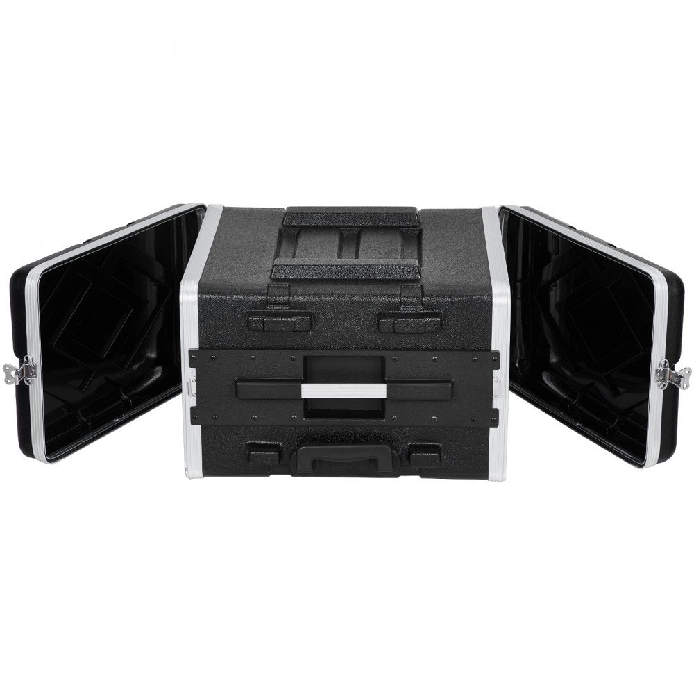 VEVOR 6U Rack Case Server Rack Cabinet 19 in Depth with ABS Construction Handle