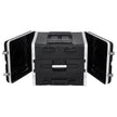VEVOR 8U Rack Case Server Rack Cabinet 19 in Depth with ABS Construction Handle