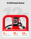 VEVOR Fuel Caddy 32 Gallon Portable Fuel Tank with 12V DC Electric Transfer Pump