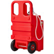 VEVOR Fuel Caddy 32 Gallon Fuel Tank with 12V DC 2.5 GPM Electric Transfer Pump