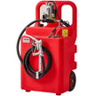 VEVOR Fuel Caddy 32 Gallon Fuel Tank with 12V DC 15 GPM Electric Transfer Pump