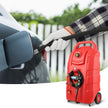 VEVOR Fuel Caddy, 32 Gallon, Portable Fuel Storage Tank On-Wheels, with 12V DC Transfer Pump, Gasoline Diesel Fuel Container with 8.2 ft Hose, Flow Rate 7L/min, for Trucks, Boats, Lawn Mowers