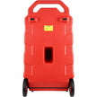 VEVOR Fuel Caddy, 32 Gallon, Portable Fuel Storage Tank On-Wheels, with 12V DC Transfer Pump, Gasoline Diesel Fuel Container with 8.2 ft Hose, Flow Rate 7L/min, for Trucks, Boats, Lawn Mowers