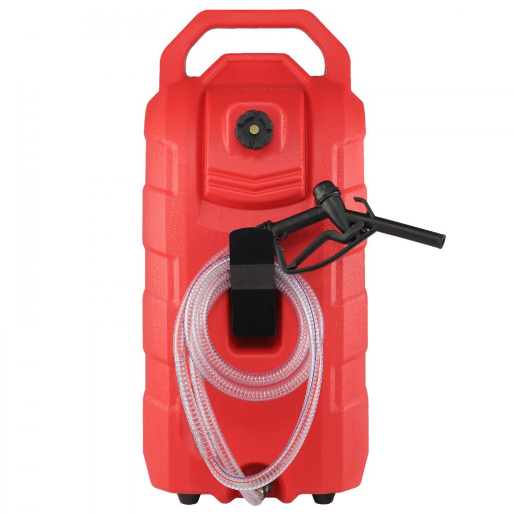 VEVOR 16 Gallon Fuel Caddy, 7.8 L/min, Portable Gas Storage Tank Container with Nozzle Rubber Wheels, Fuel Transfer Storage Tank for Gasoline Diesel Machine Oil Car Mowers Tractor Boat Motorcycle