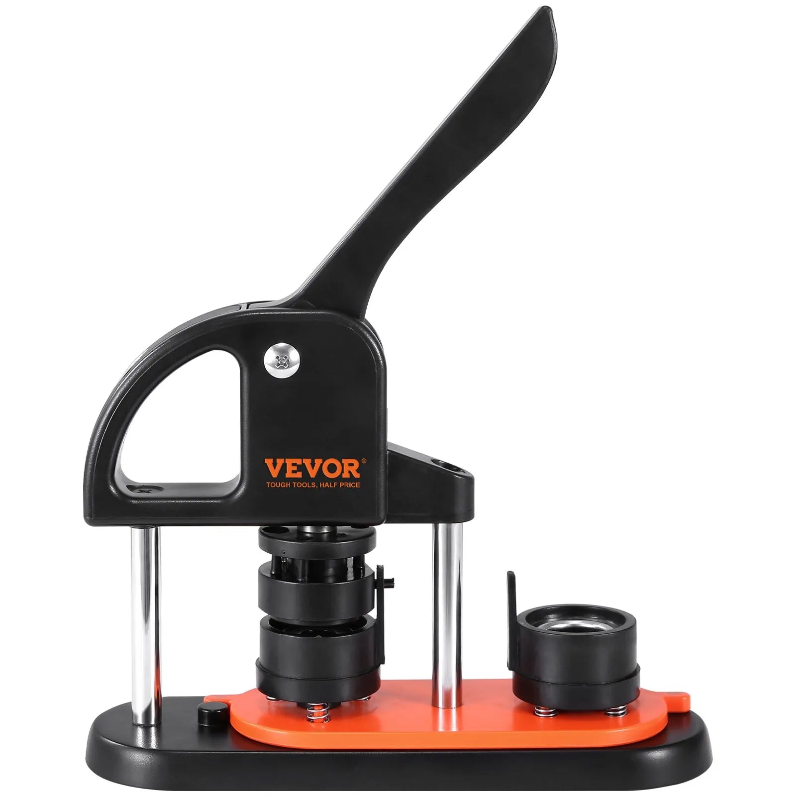 VEVOR Button Maker Machine, 1.25 inch/32mm Pin Maker, Installation-Free Badge Punch Press Kit, Children DIY Gifts Button Making Supplies with 500pcs Button Parts, Circle Cutter, Magic Book