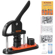 VEVOR Button Maker Machine, 1.25 inch/32mm Pin Maker, Installation-Free Badge Punch Press Kit, Children DIY Gifts Button Making Supplies with 500pcs Button Parts, Circle Cutter, Magic Book
