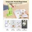 32mm DIY Button Badge Maker Press Kit with 500 Pin Parts, Circle Cutter & Craft Accessories